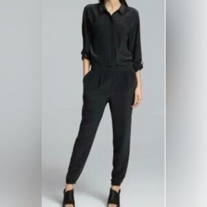 Eileen fisher black silk Jumpsuit